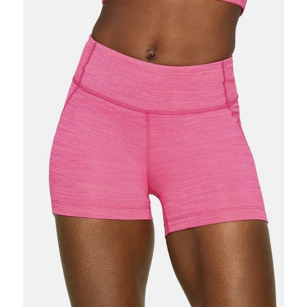 Outdoor Voices Women’s TechSweat Biker Shorts Heathered Pink Size XSmall Gym b20